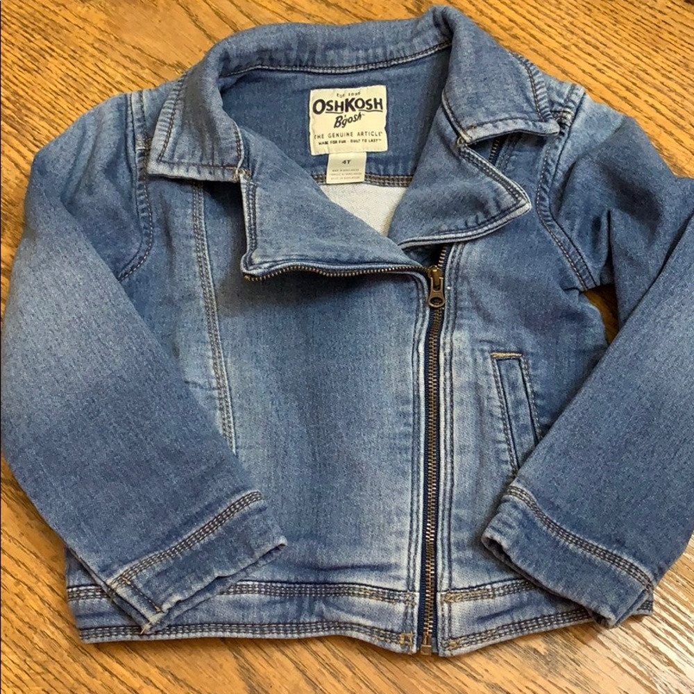Zip up jean jackets